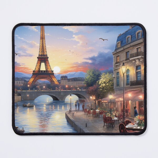Item preview, Amazing Blue Canal of Eiffel Tower designed and sold by KPArtzaaany.
