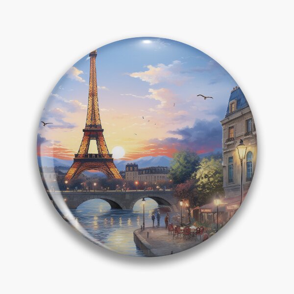 Item preview, Amazing Blue Canal of Eiffel Tower designed and sold by KPArtzaaany.