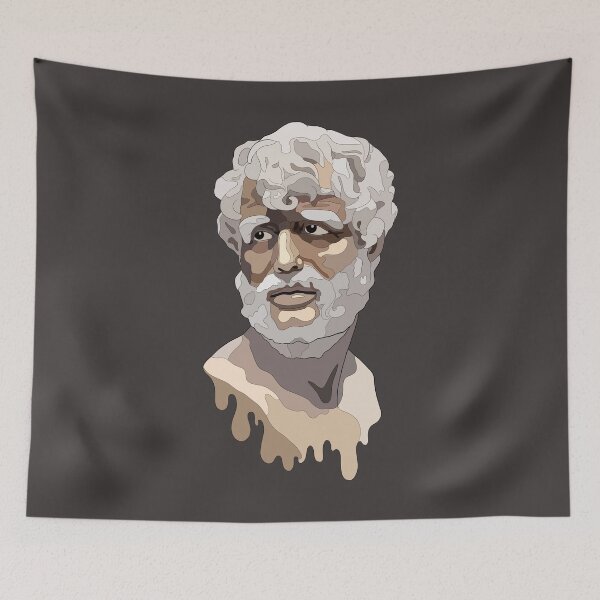 Item preview, Illustration of Seneca - a Stoic philosopher of Ancient Rome designed and sold by billky.