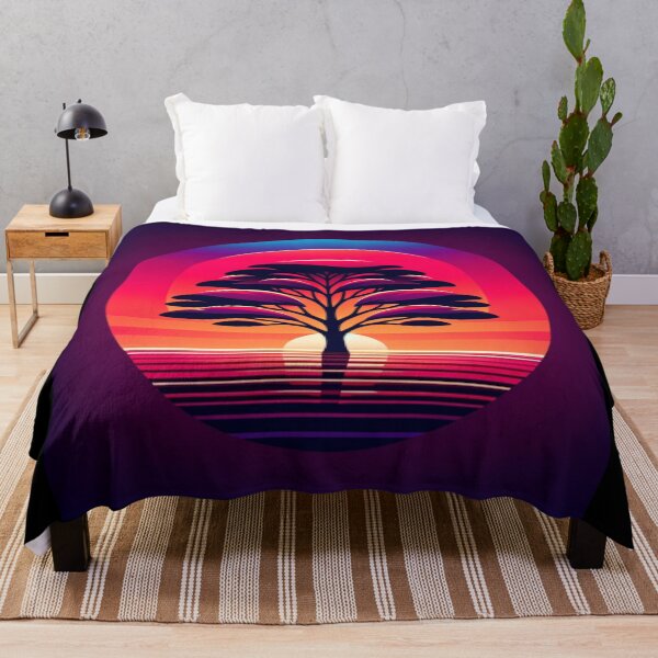 Item preview, Elegant Tree At Sunset: Fusion Of Nature And Minimalism designed and sold by LIAMRIVIERART.