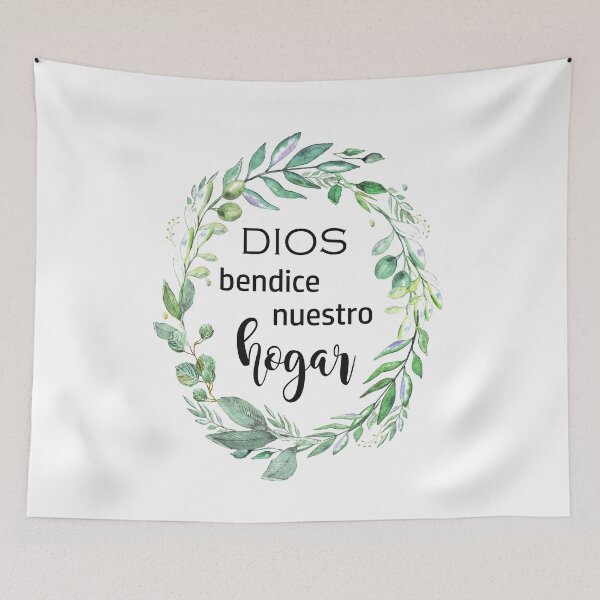 Item preview, Dios bendice nuestro hogar designed and sold by latiendadearyam.