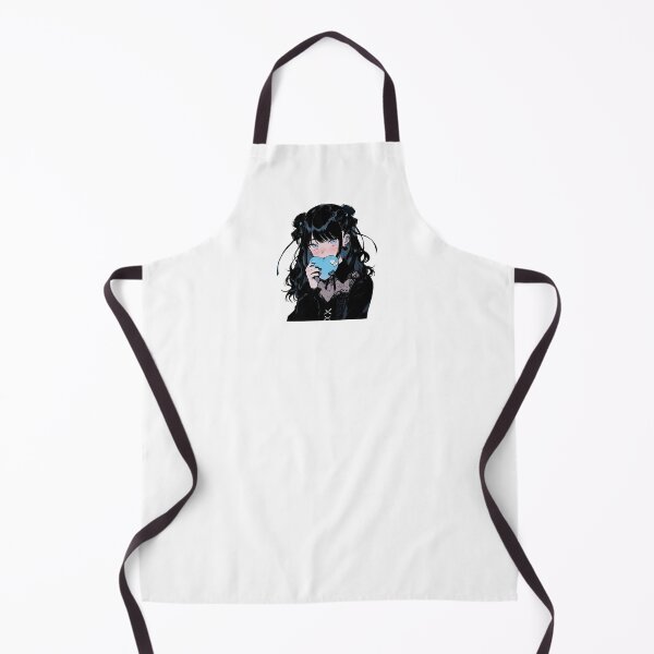 Item preview, Gothic Kawaii Girl with a blue Valentine heart designed and sold by Anima-aesthetic.