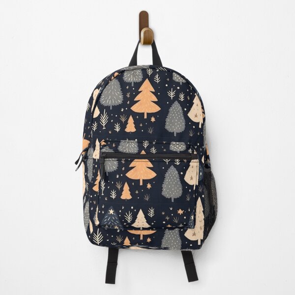 Item preview, "Midnight Magic: Christmas Tree Silhouette on a Black Canvas" designed and sold by raphicha365.