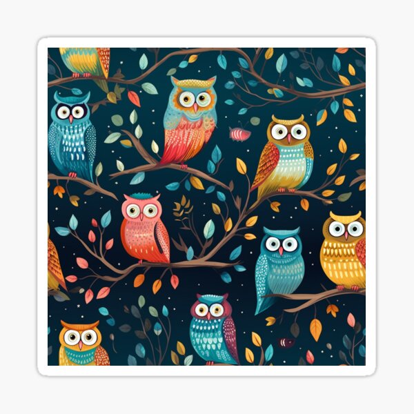 Item preview, Whimsical Owls designed and sold by alexrow.