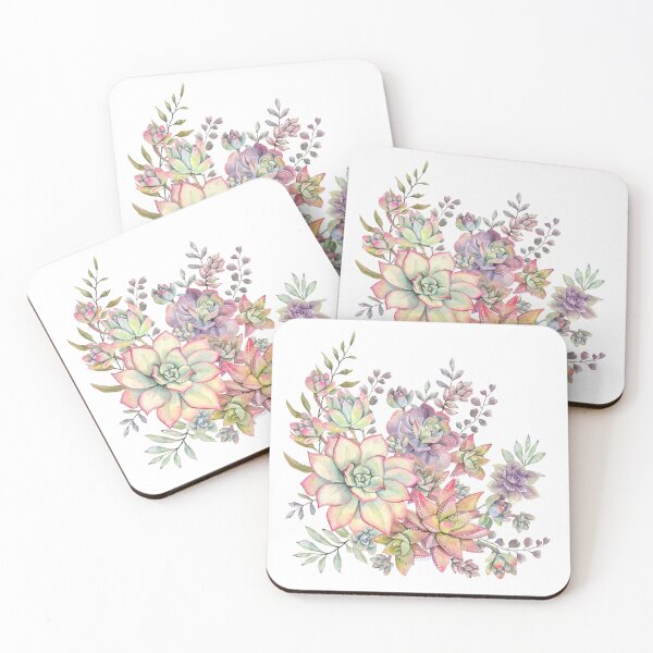 Item preview, Watercolor Succulent 037 designed and sold by CarobWay.