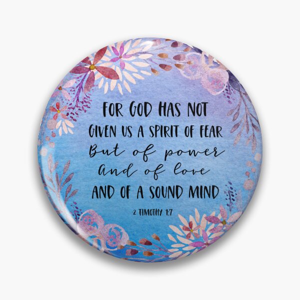 Item preview, Christian Scripture - 2 Timothy 1:7 designed and sold by JacquelineLim.