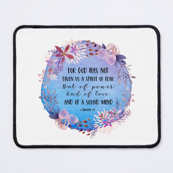 Item preview, Christian Scripture - 2 Timothy 1:7 designed and sold by JacquelineLim.