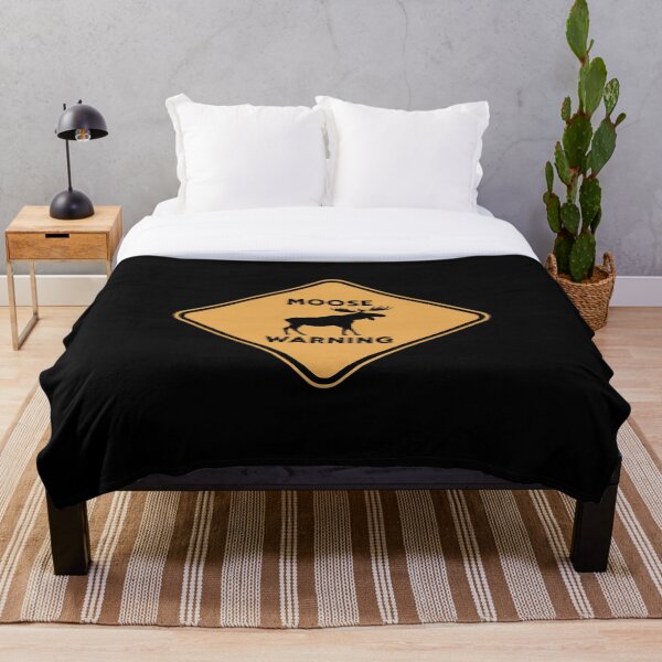 Item preview, Moose Warning Road Sign designed and sold by FlexYourMind.