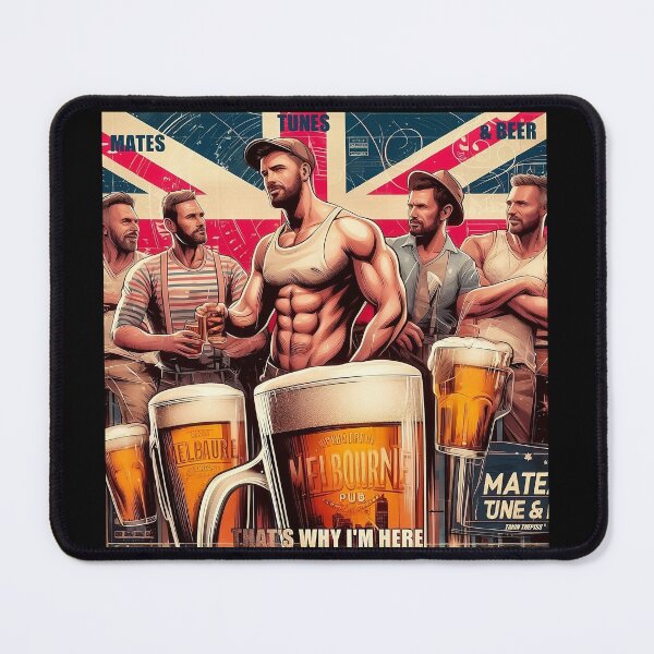 Item preview, MATES, TUNES & BEER - THAT'S WHY I'M HERE designed and sold by Takin-Thepiss.