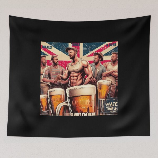 Item preview, MATES, TUNES & BEER - THAT'S WHY I'M HERE designed and sold by Takin-Thepiss.