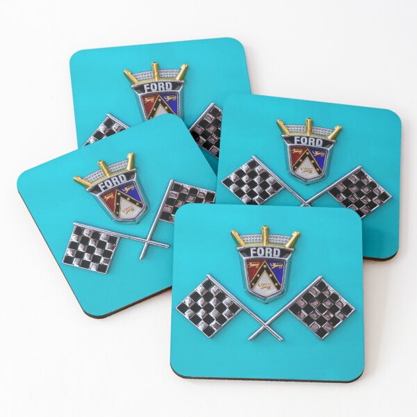 Item preview, Ford Checkered Flags Thunderbird designed and sold by AJEvans.