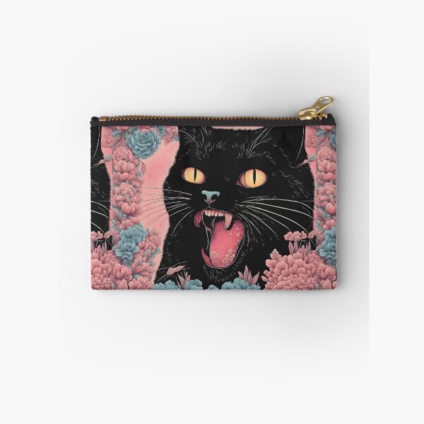 Artikelvorschau, Seltsamer Retro-Black-Cat-Vintage entworfen und verkauft von Catophile.