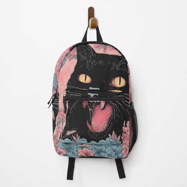 Item preview, Weird retro Black Cat vintage designed and sold by Catophile.