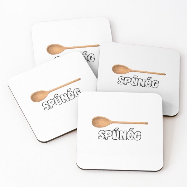 Item preview, Wooden spoon - Spunog - Irish Language Designs designed and sold by Melty Shirts.