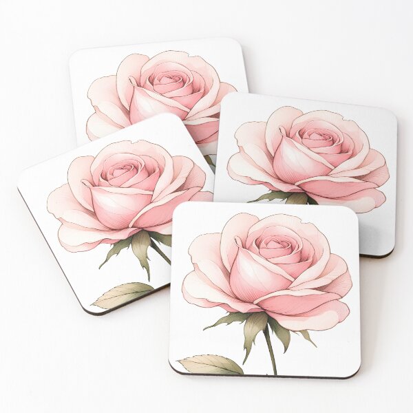 Item preview, Beautiful Watercolor Pink Rose designed and sold by Ali-Stoica.