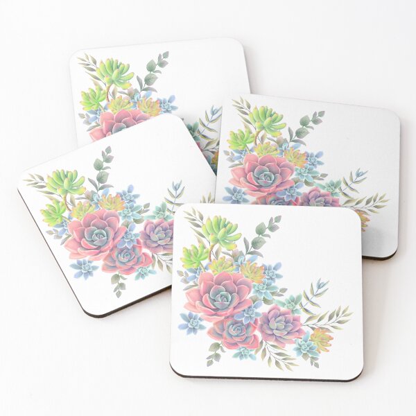 Item preview, Watercolor Succulent 039 designed and sold by CarobWay.
