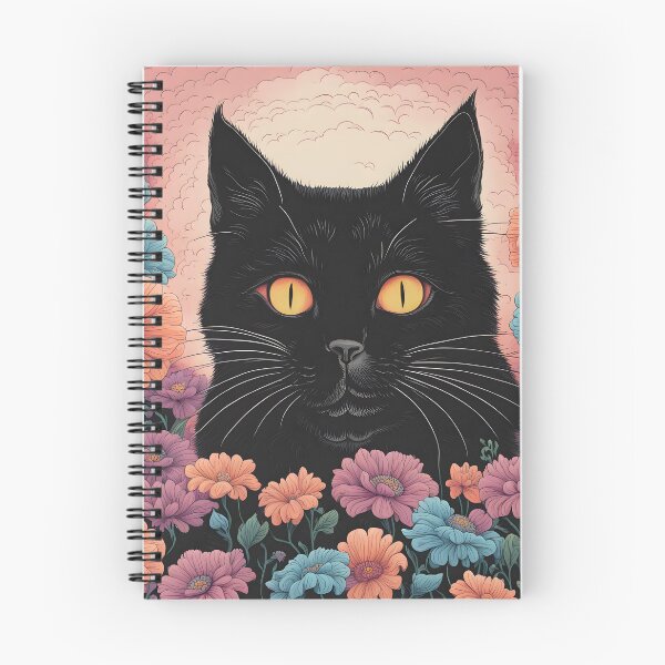 Item preview, Weird retro Black Cat  designed and sold by Catophile.