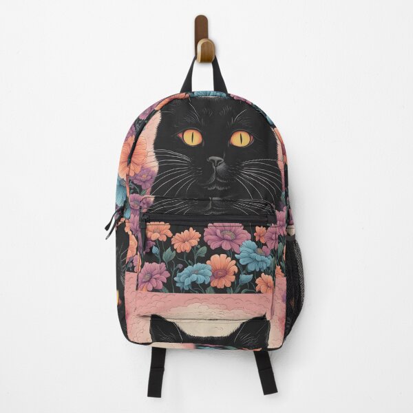 Item preview, Weird retro Black Cat  designed and sold by Catophile.