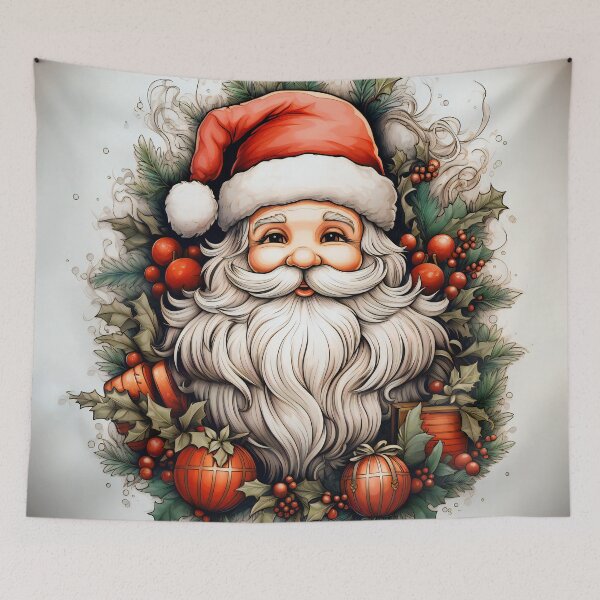 Item preview, Winter Joy: Portrait of Santa designed and sold by CristalineDart.