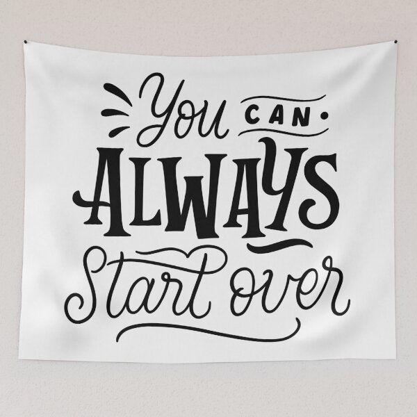 Item preview, You can always Start Over designed and sold by Retr0Tshirts.