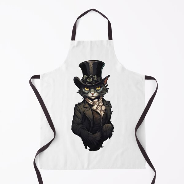 Item preview, Black Cat Wearing A Suit & Top Hat designed and sold by ReverseBleach.