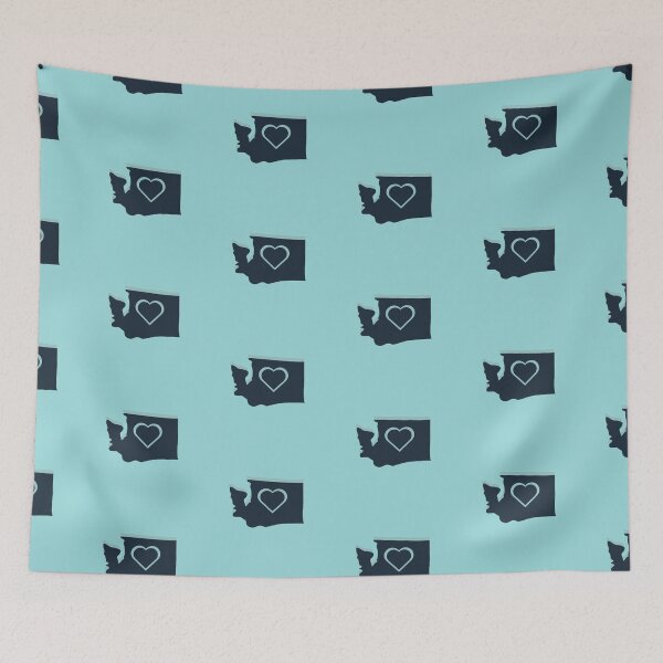 Item preview, Washington Love, Dark Blue And Light Blue. designed and sold by PNWEnergy.