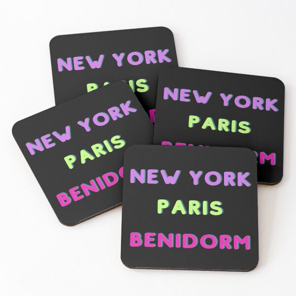 Item preview, New York, Paris, Benidorm Great For Your Next Holiday designed and sold by MarieSusan.