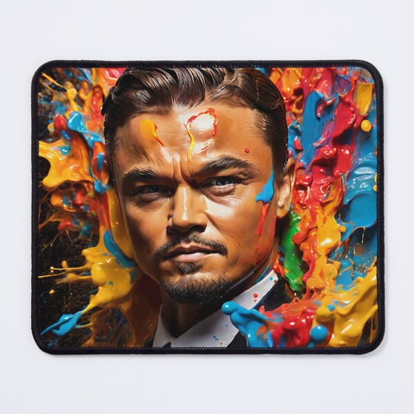 Item preview, leonardo di caprio abstract painting designed and sold by Modernaiart.