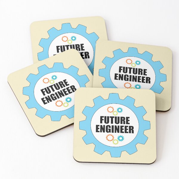 Item preview, Future Engineer with Mechanical Gear Design for engineers mechanics and engineering students designed and sold by Science Engineering Gifts.