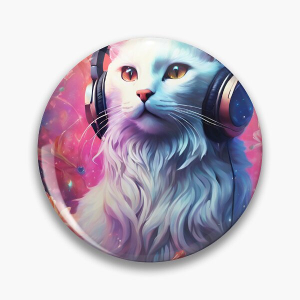 Item preview, Graceful Kitty And Lofi Beats designed and sold by SilverSunStudio.
