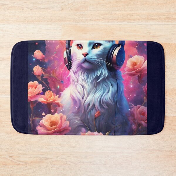Item preview, Graceful Kitty And Lofi Beats designed and sold by SilverSunStudio.