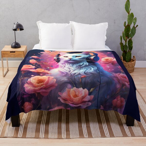 Item preview, Graceful Kitty And Lofi Beats designed and sold by SilverSunStudio.