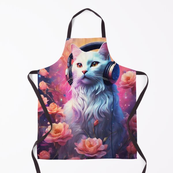 Item preview, Graceful Kitty And Lofi Beats designed and sold by SilverSunStudio.