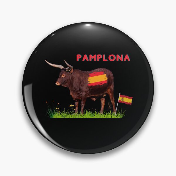 Item preview, Pamplona Spanish Bull With Spanish Flag designed and sold by MarieSusan.