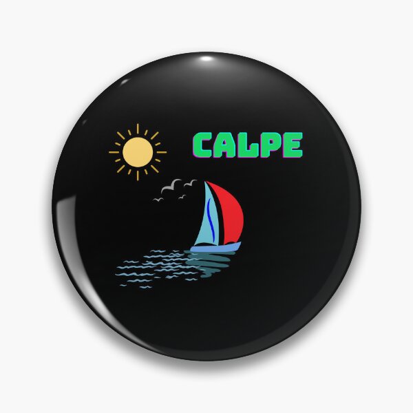 Item preview, Calpe with Sailing Boat & Sunshine For Your Next Holiday designed and sold by MarieSusan.