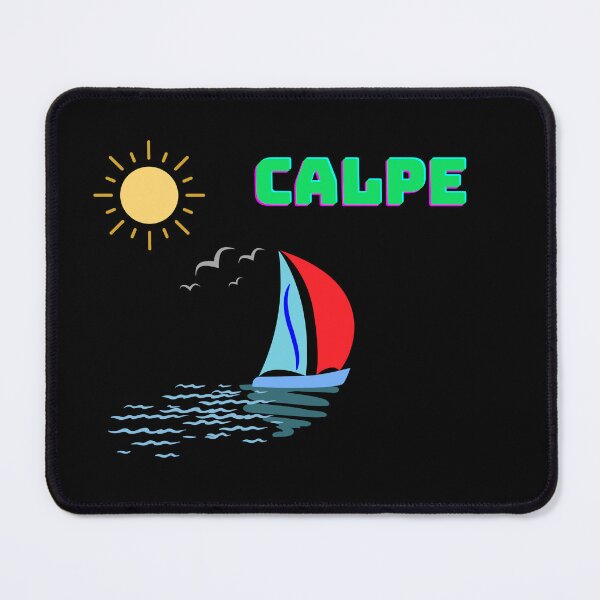 Item preview, Calpe with Sailing Boat & Sunshine For Your Next Holiday designed and sold by MarieSusan.