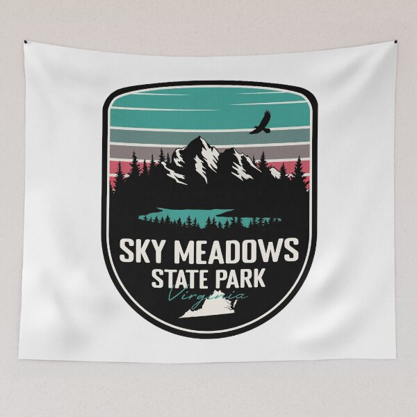 Item preview, Sky Meadows State Park Virginia - VA Retro Badge Forest and Wilderness  designed and sold by mountainfad.