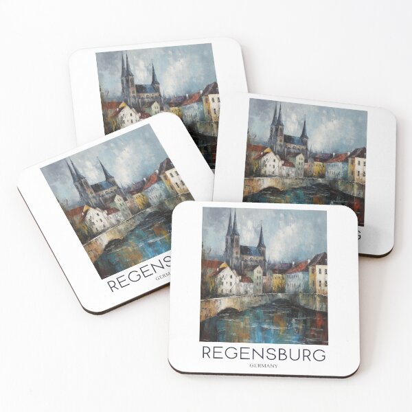 Item preview, A Painting of Regensburg - Germany  designed and sold by StudioRedKoala.