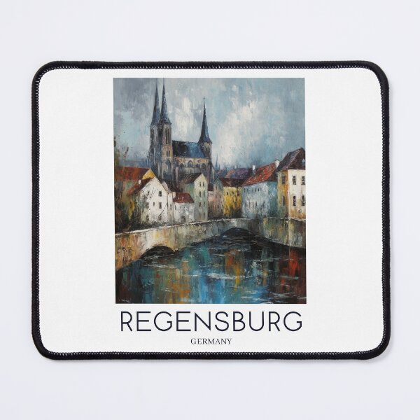 Item preview, A Painting of Regensburg - Germany  designed and sold by StudioRedKoala.