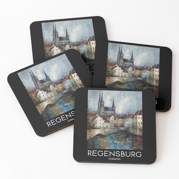 Item preview, A Painting of Regensburg - Germany  designed and sold by StudioRedKoala.