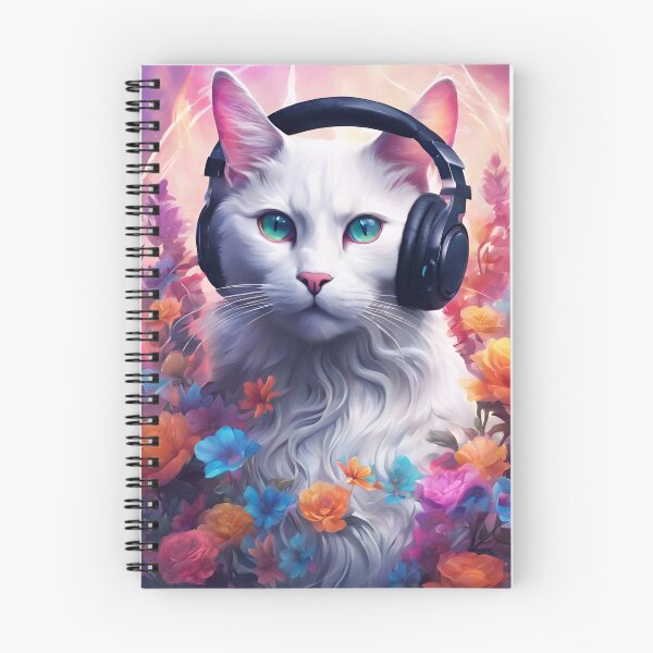 Item preview, Graceful Kitty And Beats I designed and sold by SilverSunStudio.