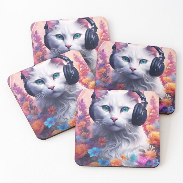 Item preview, Graceful Kitty And Beats I designed and sold by SilverSunStudio.