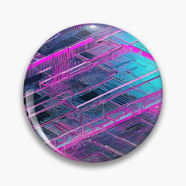 Item preview, Blue and Pink Synthwave Pattern designed and sold by Blue-Banana.