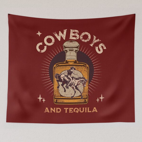 Item preview, Cowboys and Tequila designed and sold by DadDrivenDesign.