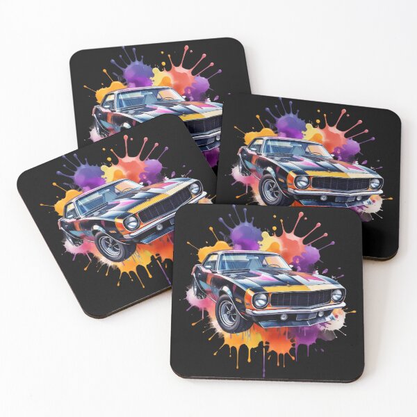 Item preview, Camaro Watercolor Splash t-shirt designed and sold by MYARTPOINT.