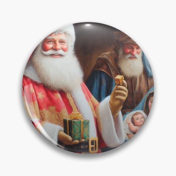 Item preview, Wiseman Santa Claus nativity  designed and sold by SeeingBeyond.