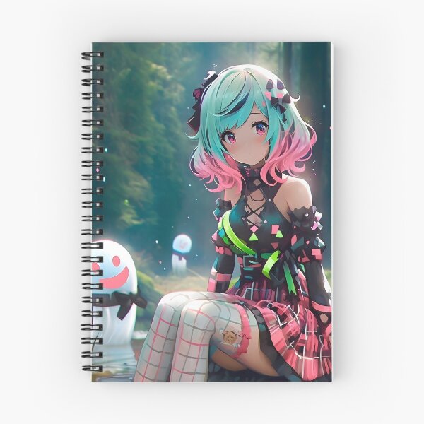 Item preview, Dark gothic school anime girl in forest art designed and sold by TheArtistOf2022.