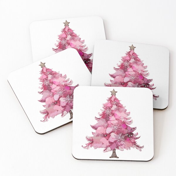 Item preview, christmas tree pink, christmas, poinsettia designed and sold by zamperoni.