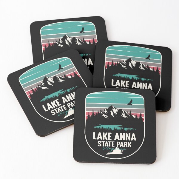 Item preview, Lake Anna State Park Virginia - VA Retro Badge Forest and Wilderness  designed and sold by mountainfad.