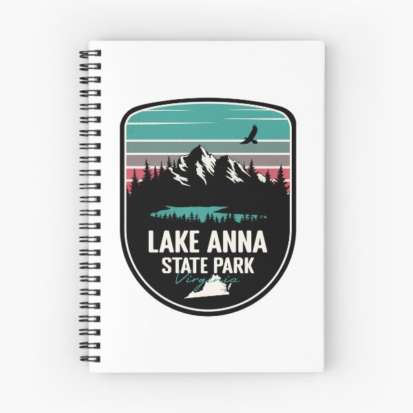 Item preview, Lake Anna State Park Virginia - VA Retro Badge Forest and Wilderness  designed and sold by mountainfad.